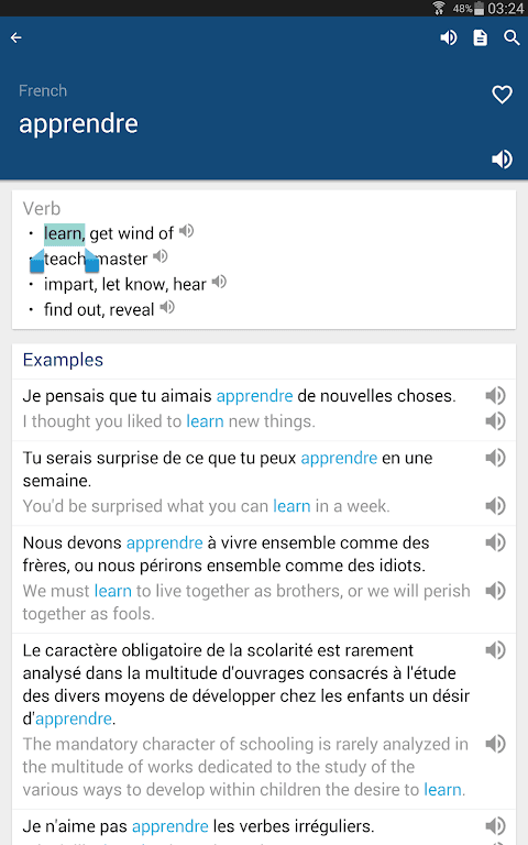 French English Dictionary screenshot 6