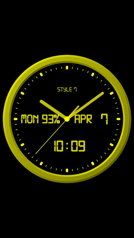 Analog Clock-7 Mobile screenshot 2