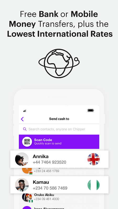 Chipper Cash - Send & Receive Money Across Africa screenshot 3