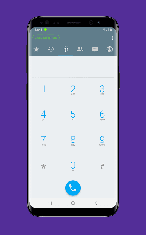 Cloud Softphone screenshot 1
