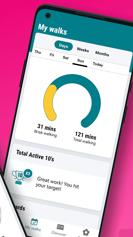NHS Active 10 Walking Tracker screenshot 2