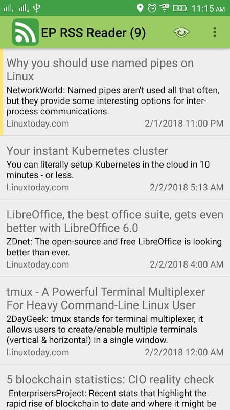 EP RSS Reader screenshot 3
