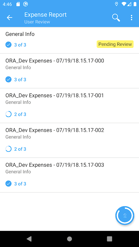 FieldVizion UAT screenshot 5