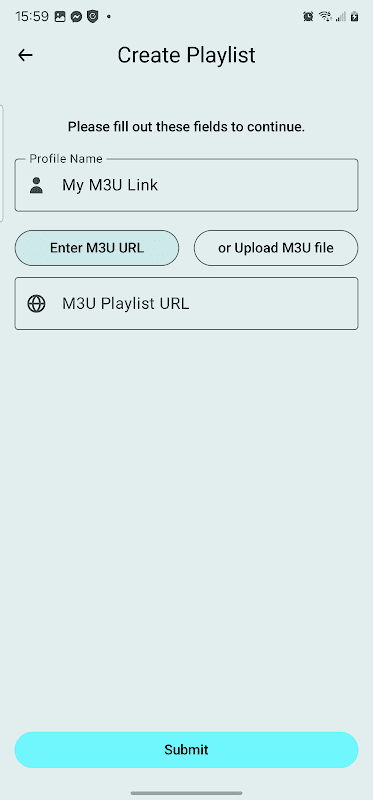 IPTV Stalker Player screenshot 1