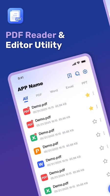 PDF Reader & Editor Utility screenshot 1