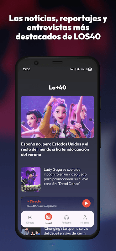 LOS40 Radio screenshot 5