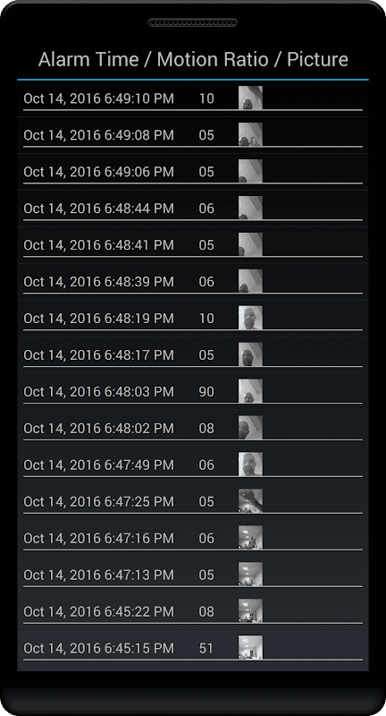 Motion Detector screenshot 5