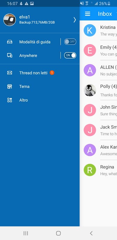 Handcent SMS Italian Language pack screenshot 6