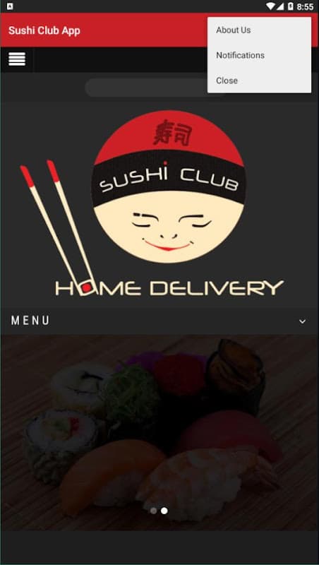 Sushi Club App screenshot 2