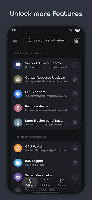 MIUI Hidden Settings screenshot 1