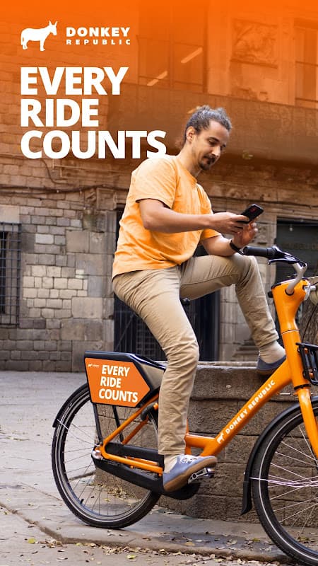 Donkey Republic - city bike-share and bike rental screenshot 1