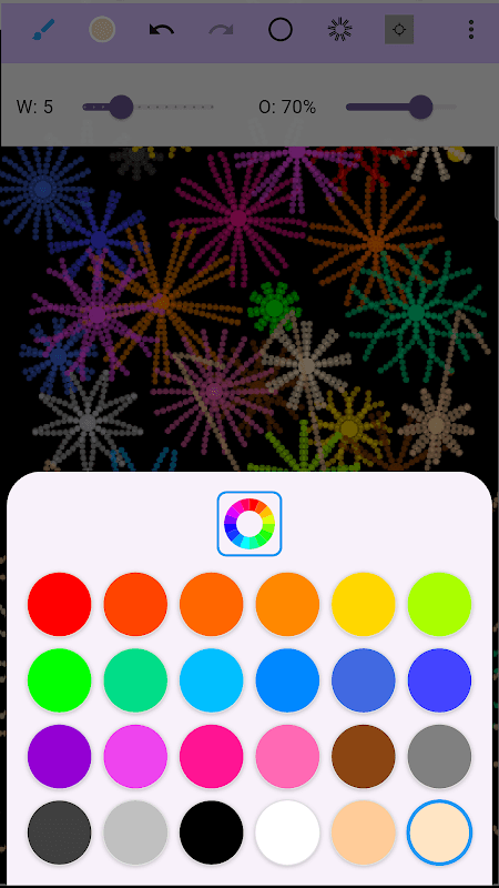 Magic Paint Kaleidoscope screenshot 1