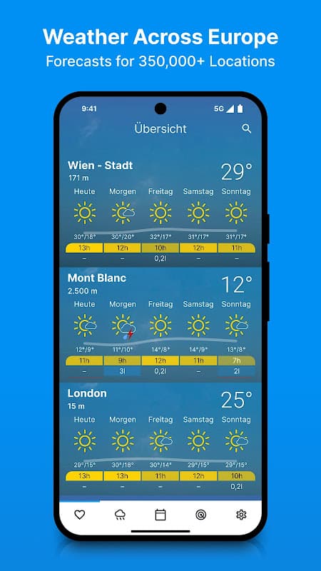 bergfex: Weather & Rain Radar screenshot 1