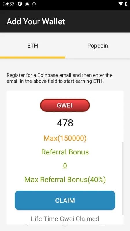 CryptoPop - Earn ETH screenshot 5