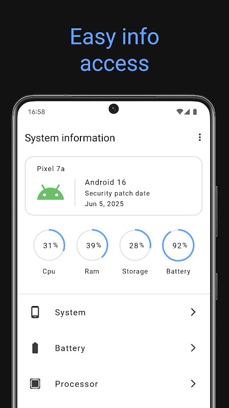 UPDATE SOFTWARE - SYSTEM INFO screenshot 1