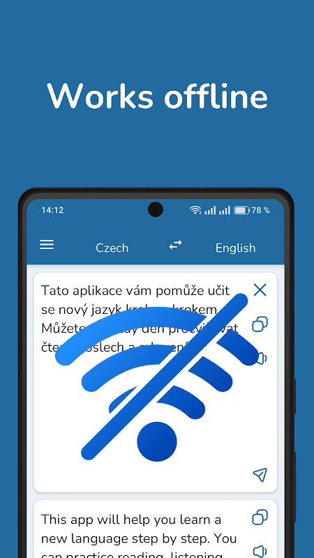 Czech English Translator screenshot 3