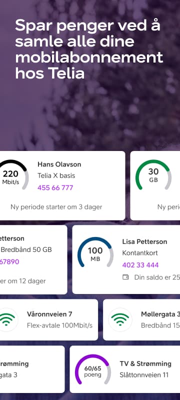 Mitt Telia screenshot 3