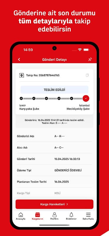Aras Kargo screenshot 2