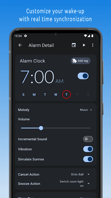 Turbo Alarm - Alarm Clock Free screenshot 2