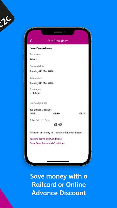 c2c Train Travel: Buy Tickets screenshot 4