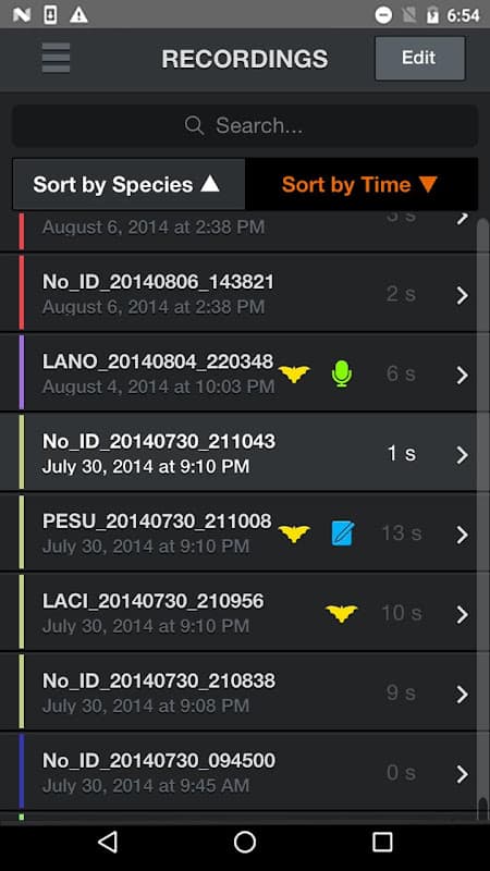 Echo Meter Touch Bat Detector screenshot 4
