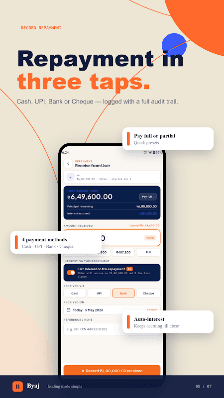 ByajApp: Ledger & Calculator screenshot 5
