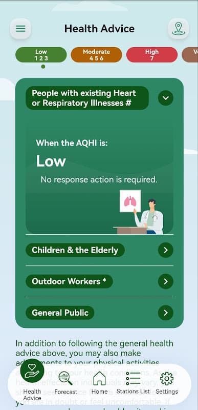 HK AQHI 香港空氣質素健康指數 screenshot 6