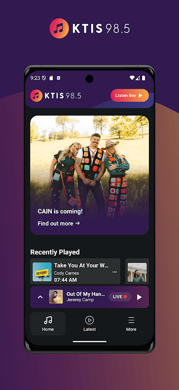 98.5 KTIS screenshot 1