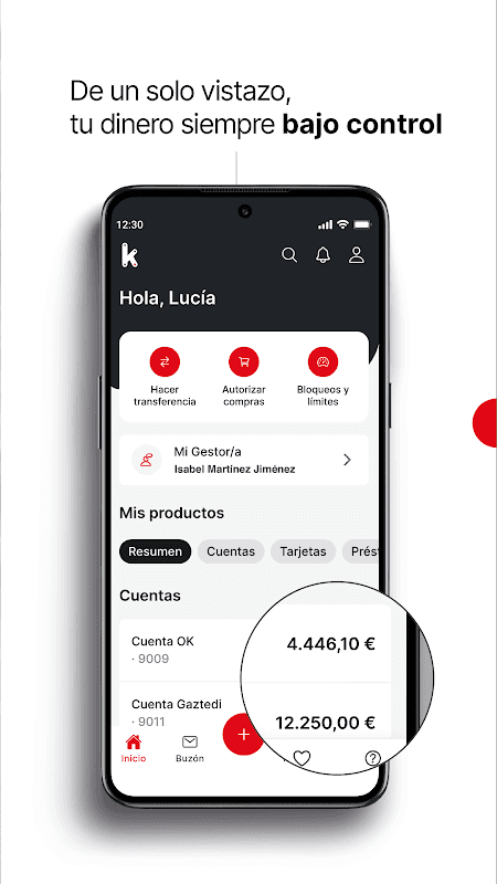 Kutxabank screenshot 2