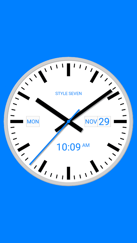 Swiss Analog Clock-7 screenshot 3