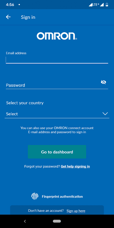 OMRON HeartAdvisor screenshot 1