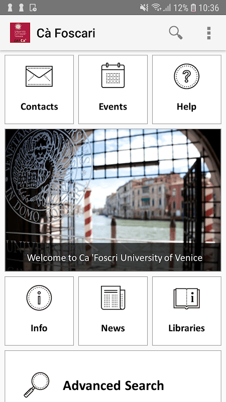 CerCa' Foscari Library System screenshot 1