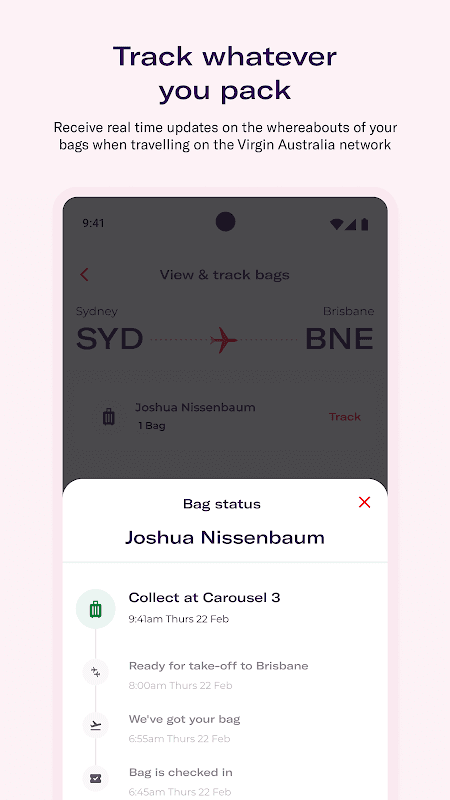 Virgin Australia screenshot 5