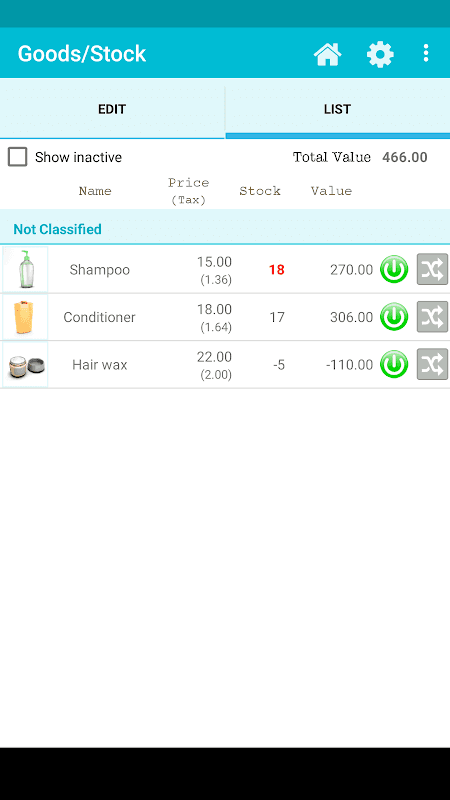 TapPOS Inventry Sales manager screenshot 2