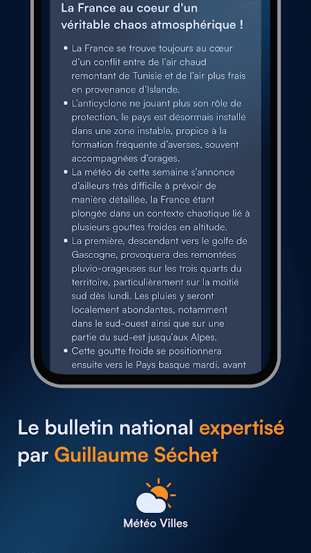 Météo Villes screenshot 2