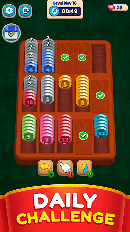 Pocket Sort: Coin Merge Puzzle screenshot 5