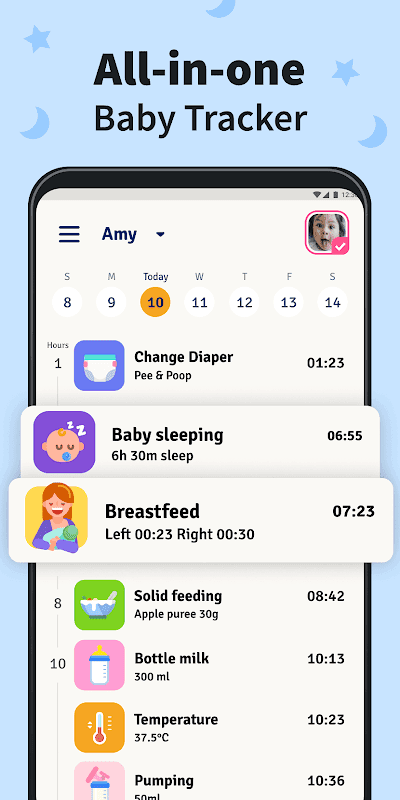 Baby Tracker - Breastfeeding screenshot 2