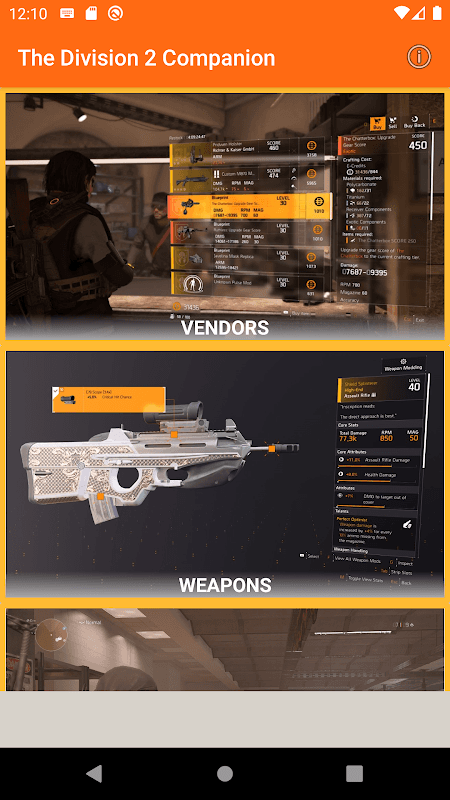 The Division 2 Companion App screenshot 4