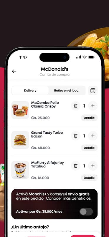 Monchis - Delivery App screenshot 6