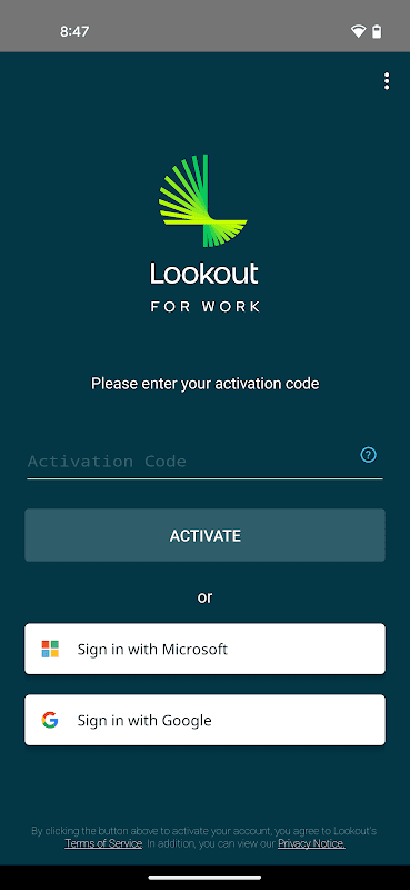 Lookout for Work screenshot 1