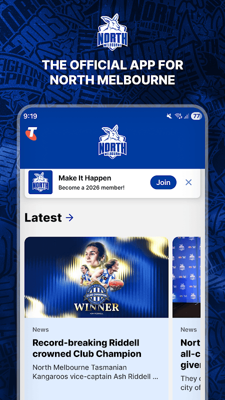 North Melbourne Official App screenshot 1
