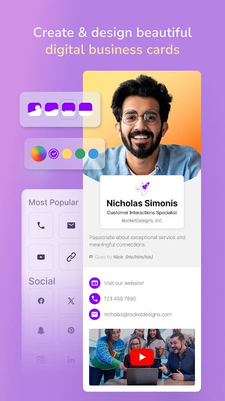 HiHello: Contact Exchange screenshot 2