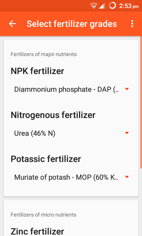 Fertilizer calculator n2f screenshot 3