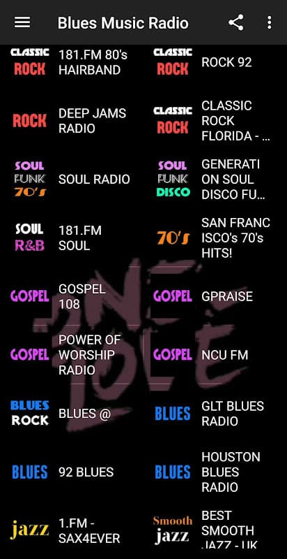 Blues music radio screenshot 6