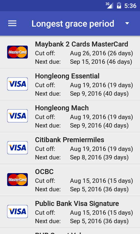 Credit Card Manager screenshot 6