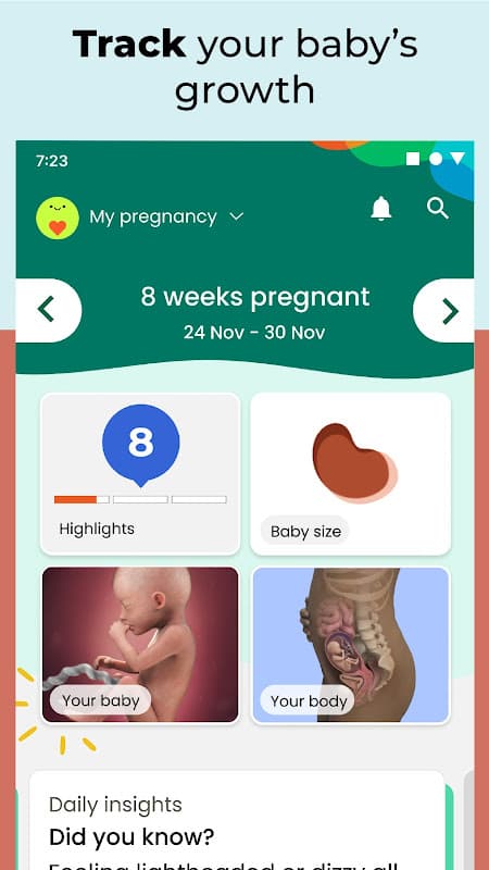Pregnancy App & Baby Tracker screenshot 2