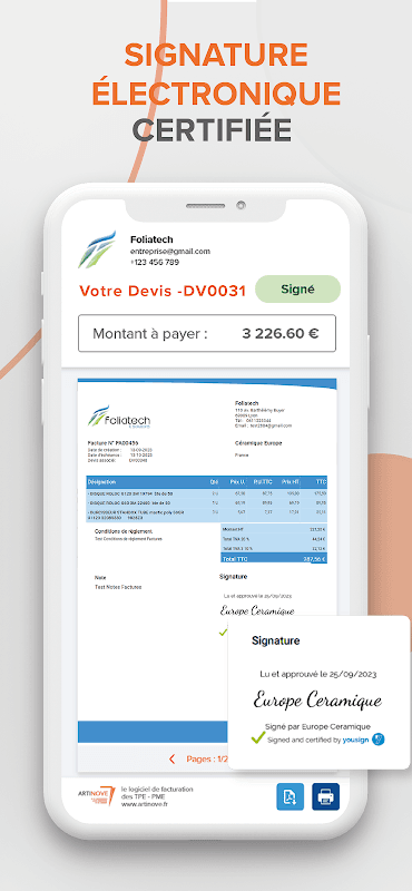 Devis & Facture facile - Gestion de Facturation screenshot 4