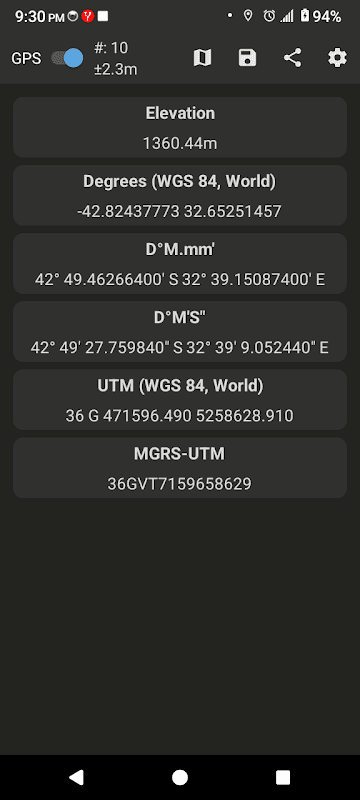 Coordinate Converter+ screenshot 1