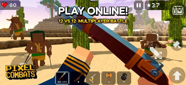 Pixel Combats: Blocky Craft 3D screenshot 1