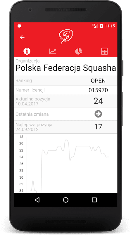 Squash BE5T app screenshot 3
